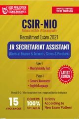 CSIR - NIO Jr Secretariat Assistant CSIR - NIO Jr Secretariat Assistant